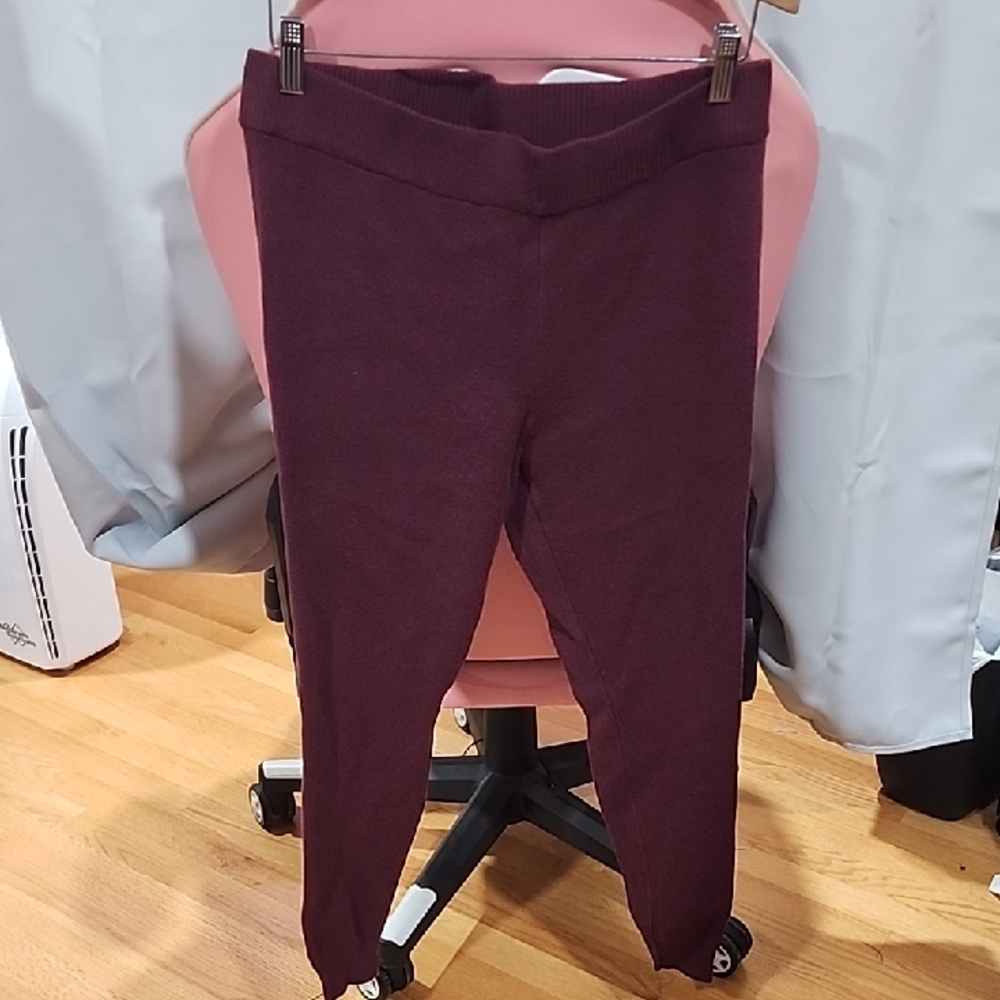 Torrid Deep Purple Knit Leggings